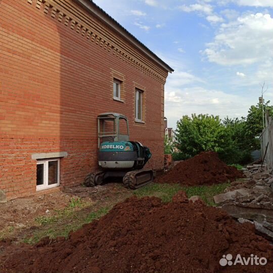 Услуги мини-экскаватора