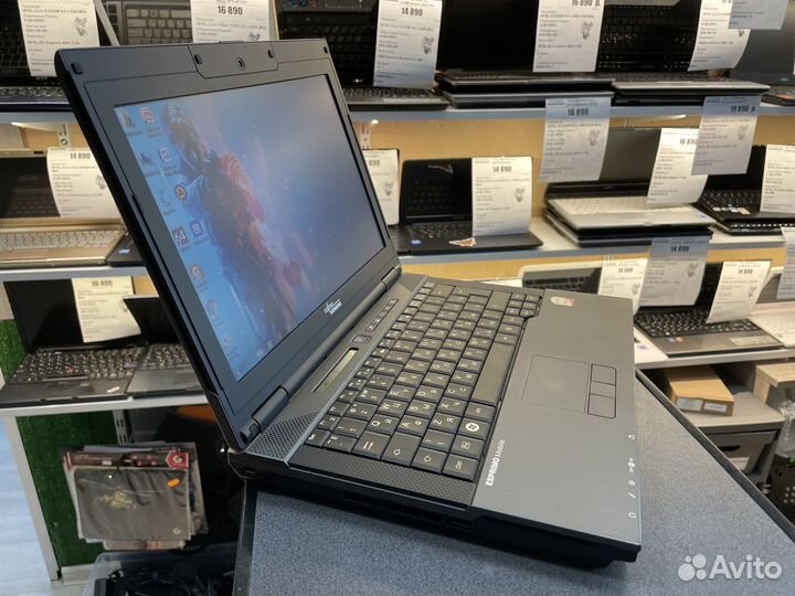 Ноут fujitsu siemens для работы в офисе, кассиров