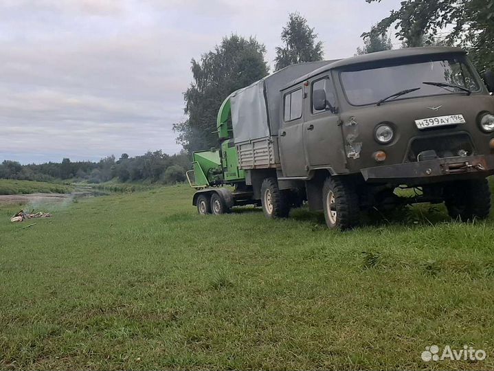 Аренда дробилки древесины, измельчитель веток