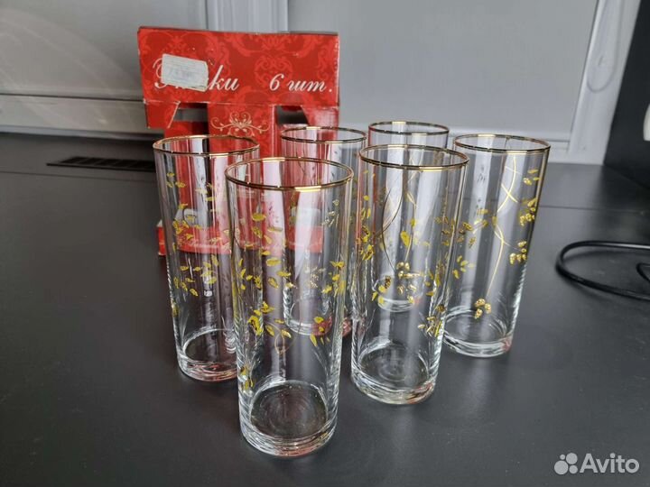 Стаканы 6 штук 300мл