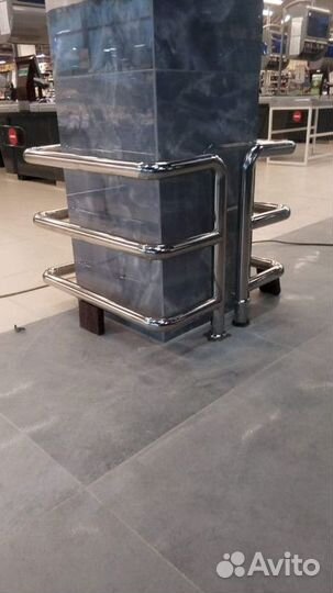 Перила из шифованной нержавеющей стали aisi 304