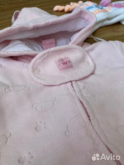 Конверт + пакет вещей на малышку