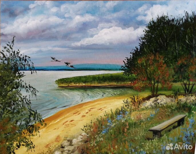 Усинский залив. Холст на подрамнике 40х50