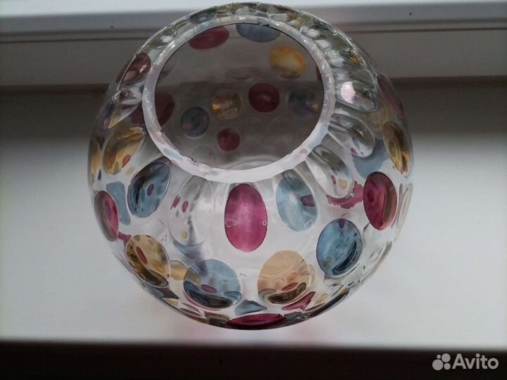 Ваза шар Богемия