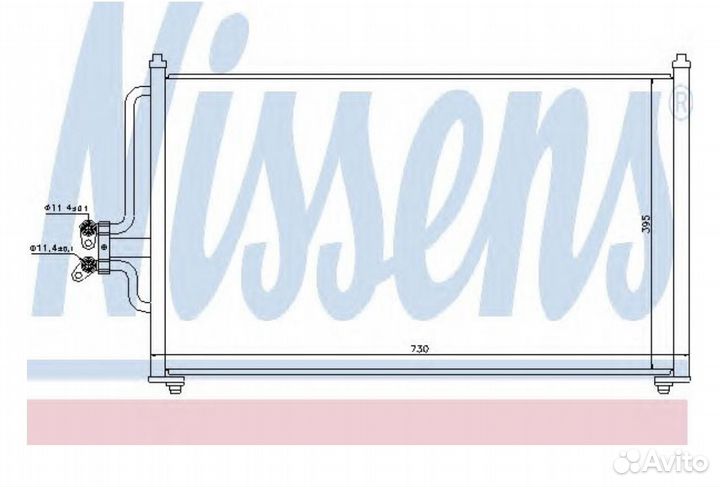 Ford maverick радиатор кондиционера новый