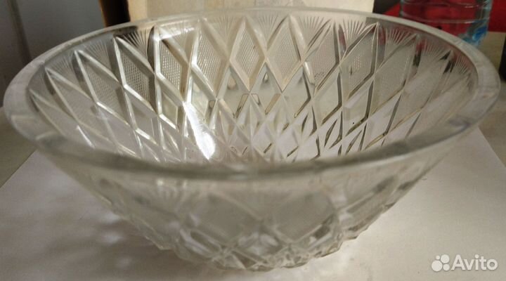 Хрустальные вазы (салатники и пр.) СССР - 5 штук