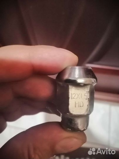 Колесные гайки 12х1 5 ключ 19