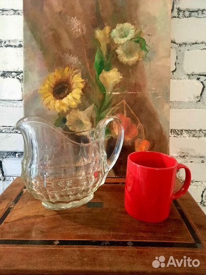 Молочник Сливочник Большой Старинный