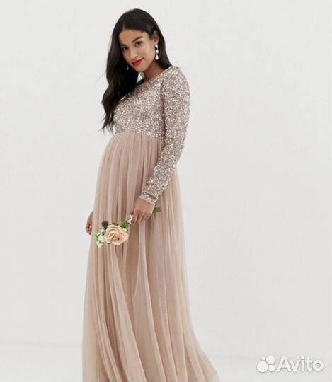 Платье свадебное вечернее (можно для беременных)