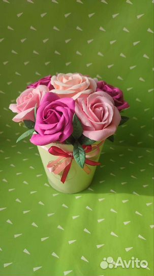 Мыльные букеты