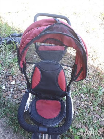 Велосипед коляска с ручкой