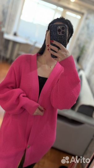 Кардиган теплый женский 44