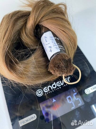 Детский срез русых волос, 50 см (298)