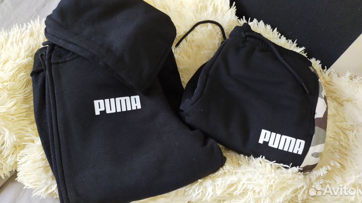 Флисовый костюм от Puma. Camo Print