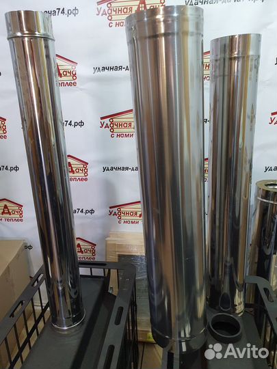 Труба для дымохода L-1м