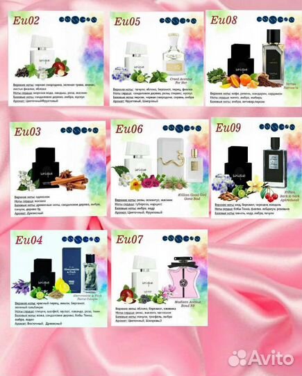 Духи Юник Эссенс (Essens) Европа 50 мл