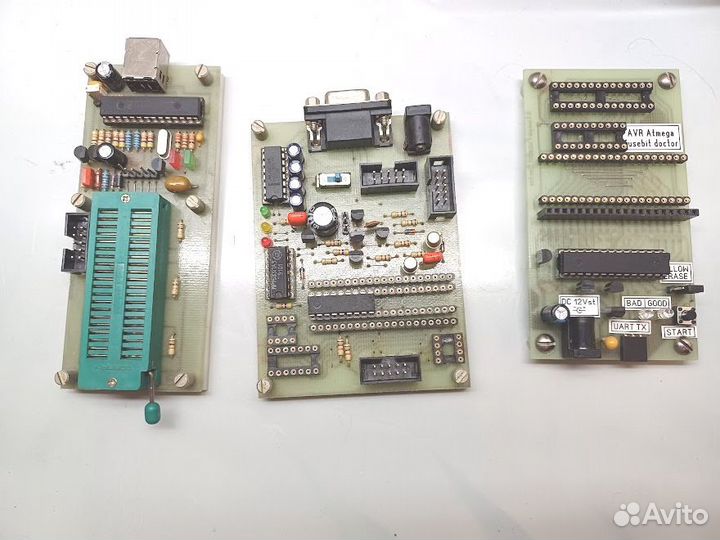 Набор самодельных программаторов для AVR микроконт