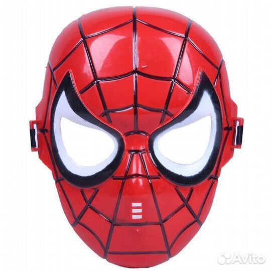 Маска человек-паук Spider-Man пластик, без размера