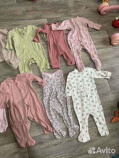 Большой Пакет вещей на девочку 68-74