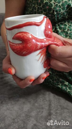 Кружка из фарфора