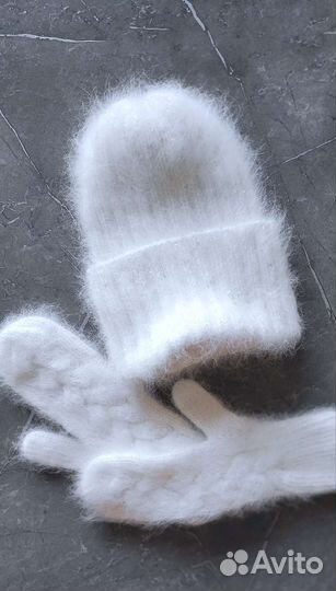 Шапка + варежки