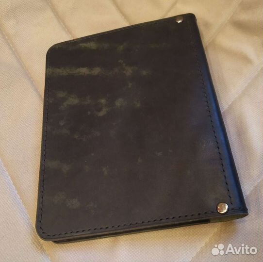 Блокнот на кольцах. Натуральная кожа