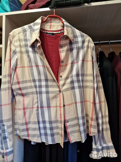 Burberry рубашка с футболкой оригинал