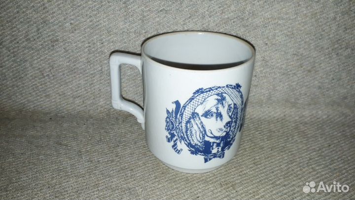 Чайная чашка Собаки фарфор лфз