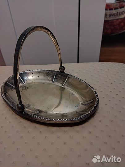 Конфетница мельхиор СССР