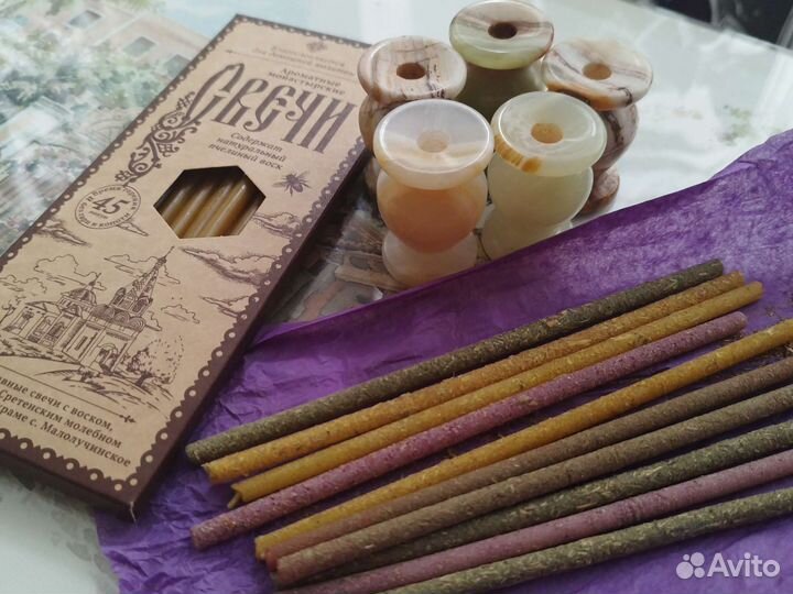 Под свечи из камня, оникс. Свечи удачи