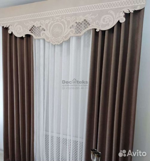 Шторы тюль ламбрекен