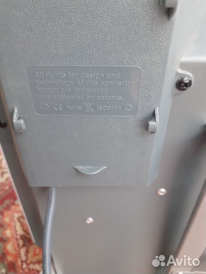 Конвектор электрический electrolux