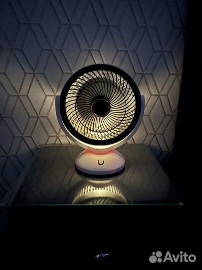 Вентилятор настольный с подсветкой новый