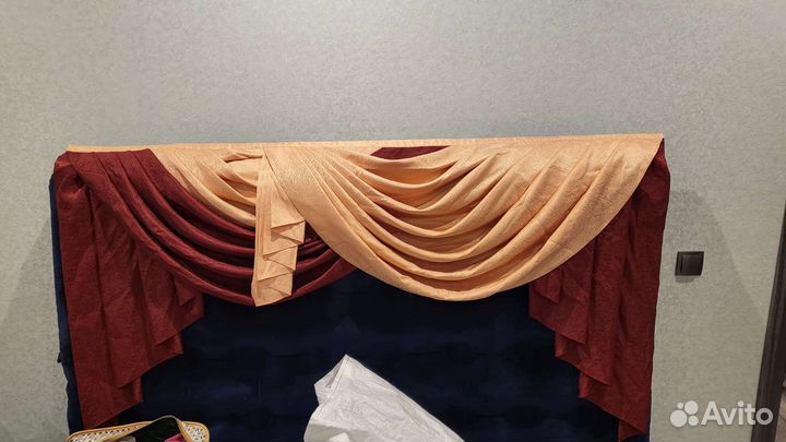 Шторы с ламбрекеном тюль