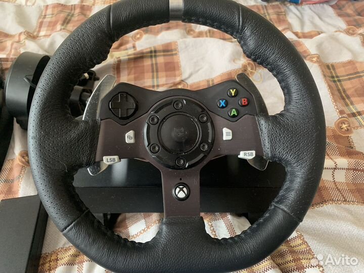 Игровой руль logitech g920 с шифтером