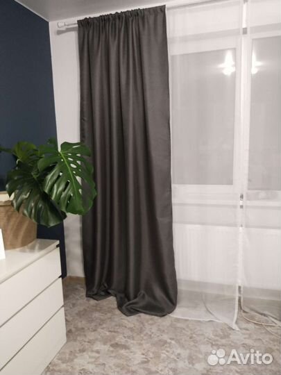 Шторы блэкаут рогожка