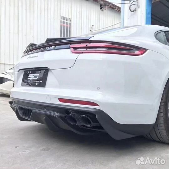 Спойлер на крышку багажника porsche panamera 971