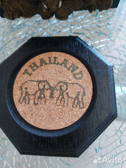 Подставка для кружек и стаканов Слоники