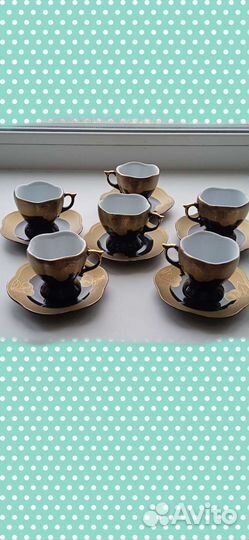 Керамический кофейный сервиз sitra