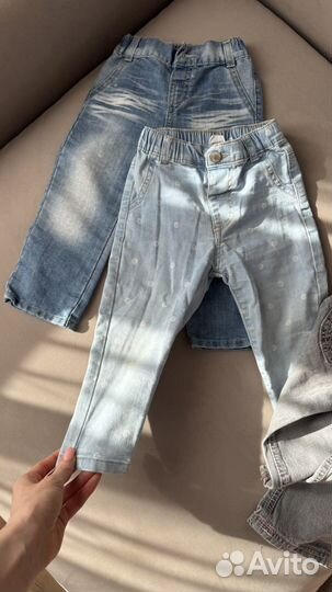 Джинсы для девочки 86 92