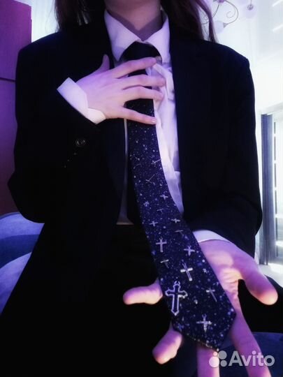 Галстук custom кресты