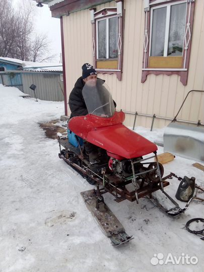 Самодельный снегоход