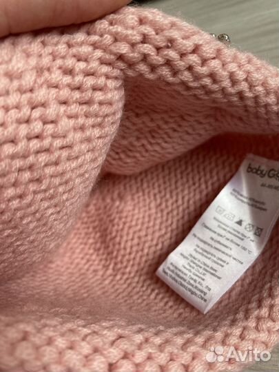 Шапки демисезонные на девочку 44-46