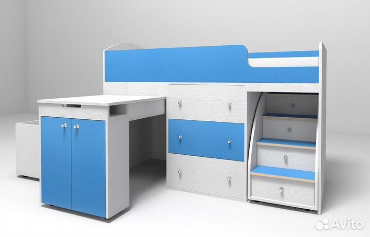 Кровать-чердак Малыш «Ярофф». Новая. Любые цвета