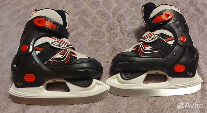 Коньки хоккейные детские раздвижные 32-35