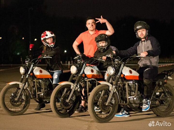 Зимние экзамены на мотоцикл