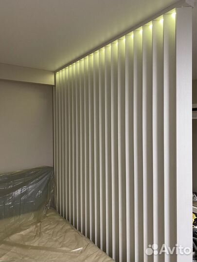 Перегородка для зонирования реечная