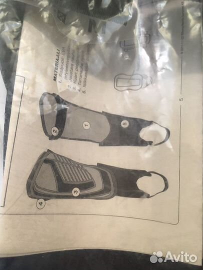 Щитки футбольные детские