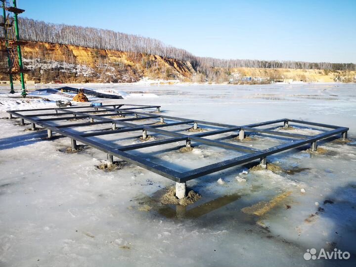 Свайный фундамент, монтаж свай