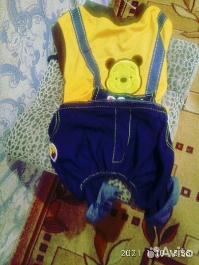 Джинсовый комбинезон для собак